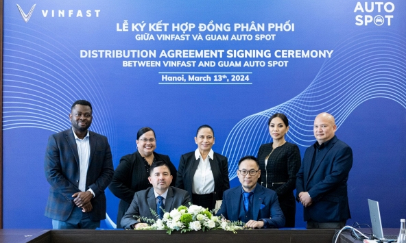 VinFast ký thỏa thuận phân phối xe điện tại Micronesia