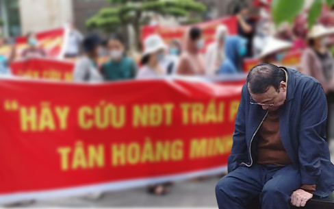 Nói lời sau cùng, Chủ tịch Tân Hoàng Minh bật khóc cúi đầu xin lỗi nhà đầu tư