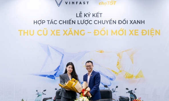 VinFast triển khai dịch vụ đổi xe máy xăng cũ lấy xe máy điện mới