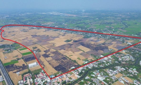 Long An chuyển đổi hơn 200 ha đất trồng lúa làm khu đô thị sinh thái