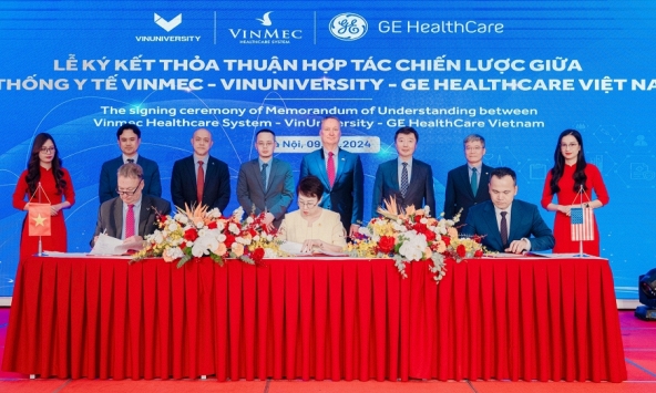 Vinmec - Vinuni - Ge health care hợp tác đào tạo thực hành y khoa