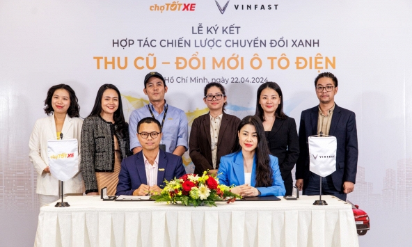 VinFast hợp tác Chợ Tốt thu cũ - đổi mới ô tô điện