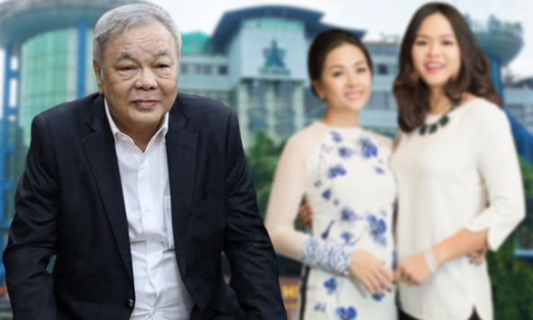 Ông Trần Quí Thanh và hai con gái hầu tòa