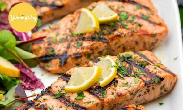 Món ngon mỗi ngày: Cá hồi nướng bơ tỏi thơm ngon, hấp dẫn