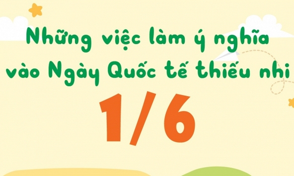 Những việc làm ý nghĩa vào Ngày Quốc tế thiếu nhi 1/6