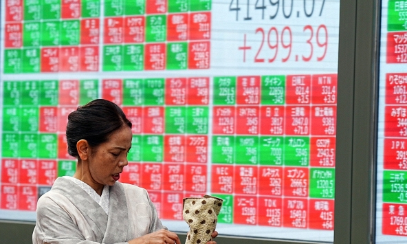 Chứng khoán châu Á-Thái Bình Dương hứng khởi theo Phố Wall