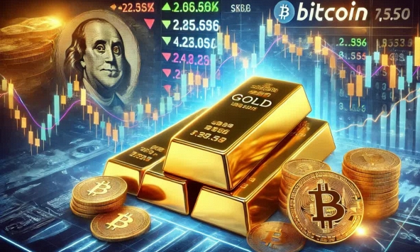 Vàng tỏa sáng trong bối cảnh lạm phát, Bitcoin xuống dưới 59.000 USD