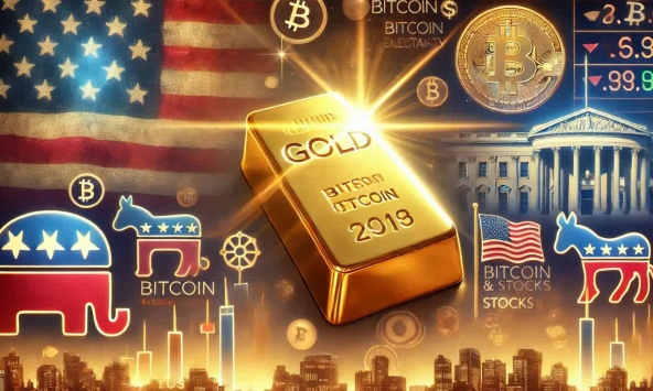 Vàng vượt trội hơn Bitcoin và chứng khoán khi sự bất ổn của cuộc bầu cử Mỹ đè nặng lên thị trường