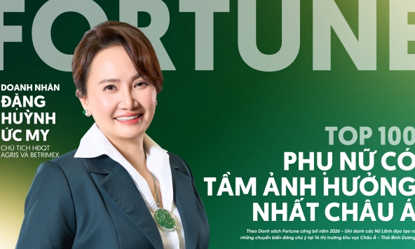 'Nữ tướng' nông nghiệp Đặng Huỳnh Ức My hai năm liên tiếp vào Top 100 phụ nữ quyền lực châu Á