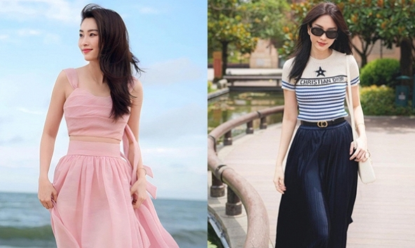 Mẹ 2 con Đặng Thu Thảo khoe eo thon con kiến, bí quyết nhờ 2 thói quen ăn uống thông minh