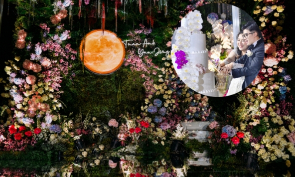Đám cưới sang xịn ở Ba Đình, Hà Nội: Cô dâu chú rể chi cả tỷ cho concept cổ tích với hơn 1 tấn hoa nhập khẩu