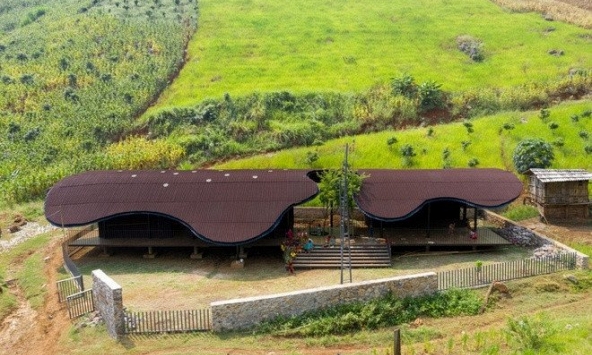 Trường mầm non Việt đẹp đến mức lọt top công trình kiến trúc thế giới: Phụ huynh 'mê mệt' quá, ngày nào cũng sang thăm