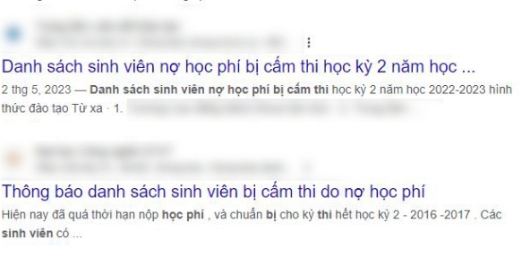 Vụ việc đang gây tranh cãi gay gắt: Thiếu gì cách thông báo, sao nhà trường lại đăng tên sinh viên nợ học phí lên website công khai?