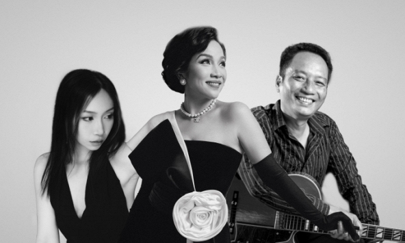 Mỹ Anh đứng chung sân khấu cùng bố Anh Quân và mẹ Mỹ Linh trong liveshow nhân Ngày gia đình Việt Nam