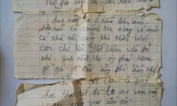 Bức thư đang khiến dân mạng trào nước mắt, nhớ về thời sinh viên xa nhà: Bố mẹ đã yêu thương chúng ta nhiều như thế!