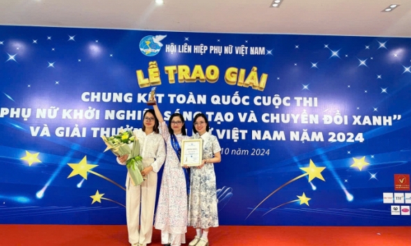 Nữ trí thức tỏa sáng tại Cuộc thi 'Phụ nữ khởi nghiệp sáng tạo và chuyển đổi xanh'