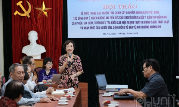 Chuyên gia đa ngành thảo luận: Thực trạng chính sách, pháp luật về bảo vệ môi trường không khí của Việt Nam