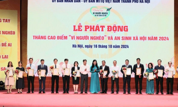Hà Nội Phát động Tháng cao điểm Vì người nghèo năm 2024