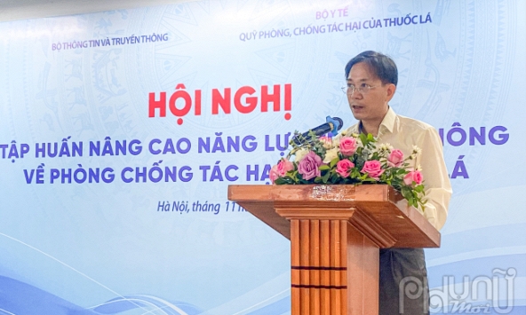 Tập huấn nâng cao năng lực truyền thông về phòng chống tác hại thuốc lá