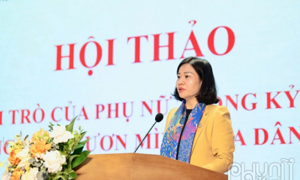 Phát huy vai trò của phụ nữ trong kỷ nguyên mới, kỷ nguyên vươn mình của dân tộc