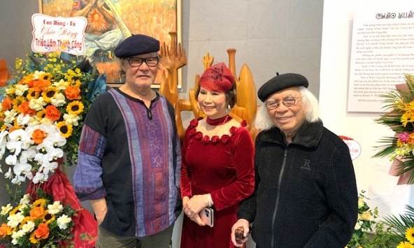 Lời “Chào Xuân” Ất Tỵ - 2025 từ triển lãm của 3 tác giả