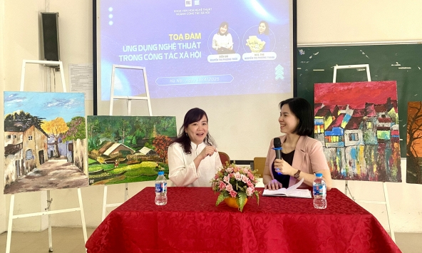 Ứng dụng nghệ thuật hội họa trong công tác xã hội