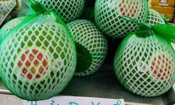 Bưởi da xanh Việt Nam bán ở Mỹ giá đến hơn 500.000 đồng/kg