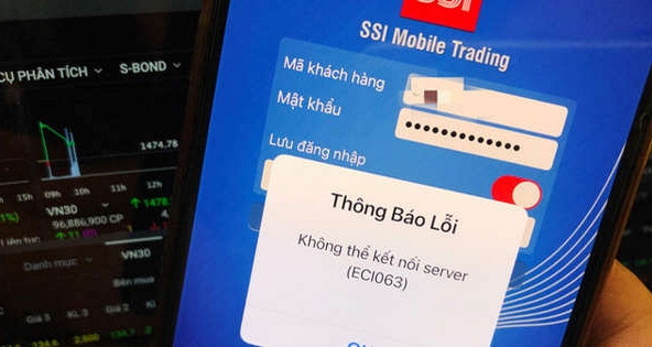 Hệ thống bảng giá SSI có thời điểm không nhảy lệnh và cập nhật chậm