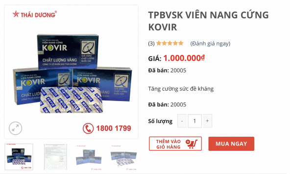 Khi Cục y tế cổ truyền cổ súy Sao Thái Dương trục lợi trên sự sợ hãi của dân khi Kovir, Xuyên Tâm Liên điều trị Covid-19