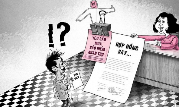 Nhân viên ngân hàng tư vấn người gửi tiền mua bảo hiểm để hưởng lãi suất cao hơn không phải là câu chuyện mới