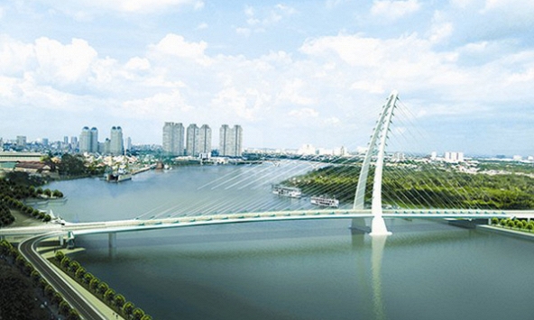 Trong 5 năm tới bốn cây cầu qua sông sẽ thay đổi diện mạo TP.HCM