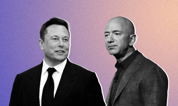 Jeff Bezos và Elon Musk trong cuộc “chạy đua” cho một danh hiệu mà không ai muốn tỷ phú keo kiệt nhất thế giới