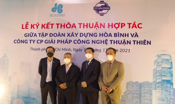 Hòa Bình và Thuận Thiên ký kết hợp tác trong thi công xây dựng