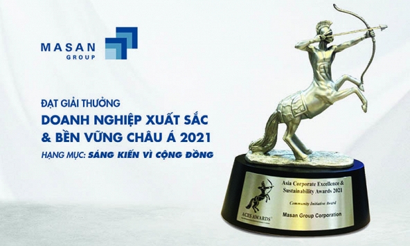 Dấu ấn Masan tại giải thưởng 'Doanh nghiệp xuất sắc và bền vững châu Á 2021'