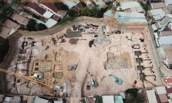 Dự án C-River View của C-Holdings liên quan Cường Đô la tiếp tục xây dựng trái phép