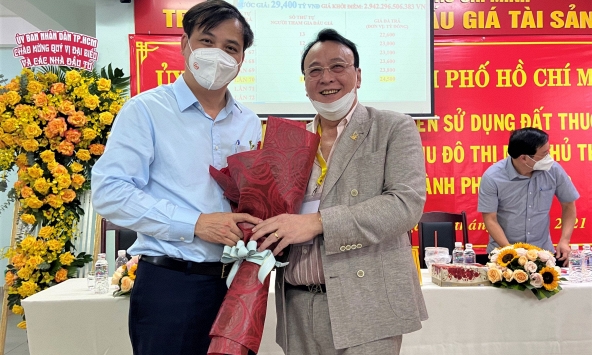 Cục thuế TP.HCM đã gửi thông báo nộp tiền sử dụng đất với 4 doanh nghiệp trúng đấu giá tại Thủ Thiêm