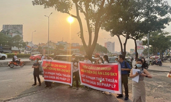 LDG Group và Đất Xanh miền Nam đã xảy ra tai tiếng về dự án LDG Sky chưa đầy đủ pháp lý