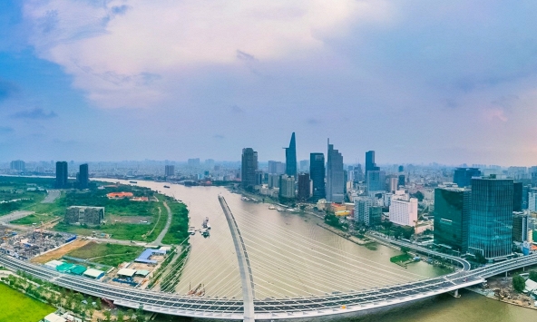 Các chuyên gia cho rằng, cầu Thủ Thiêm 2 sẽ thúc đẩy hạ tầng và bất động sản khu Đông TP. HCM