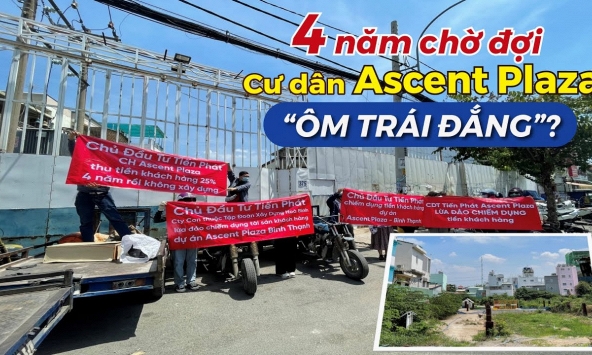 Thu tiền xong không xây nhà