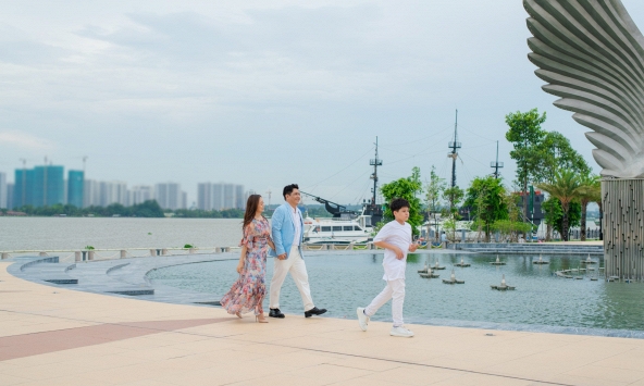 Không gian sống đẹp tại Aqua City khơi nguồn cảm xúc cho nghệ sĩ