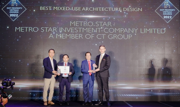 Metro Star nhận giải thưởng ‘Dự án phức hợp có thiết kế kiến trúc đẹp nhất Việt Nam 2022’