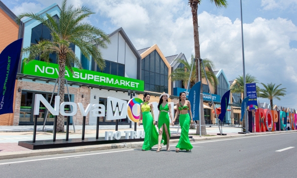 Top 3 Miss Fitness trải nghiệm sắc màu lễ hội Tropicana Festival tại NovaWorld Ho Tram