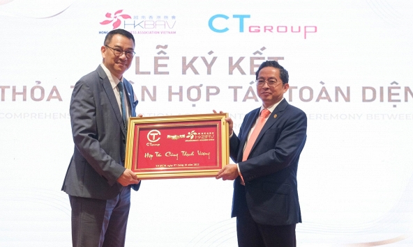 CT Group và Hiệp Hội Doanh nghiệp Hồng Kông Việt Nam hợp tác phát triển nhiều lĩnh vực