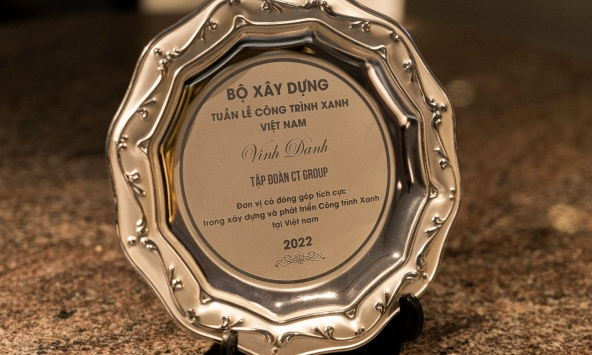 Bộ Xây Dựng vinh danh CT Group vì những nỗ lực phát triển Công trình Xanh