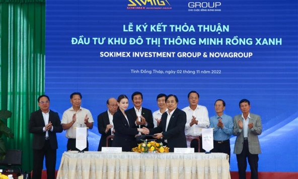 NovaGroup và Sokimex cam kết đầu tư, phát triển dự án khu đô thị BLUE DRAGON