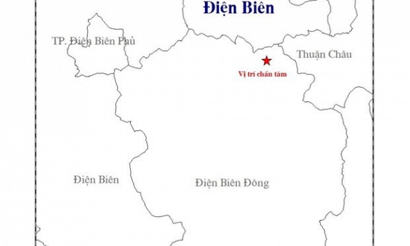 Động đất 3,8 độ richter tại Điện Biên, người dân cảm nhận rõ rung lắc