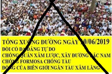 Công an Ninh Thuận chống phần tử xấu kích động người dân biểu tình