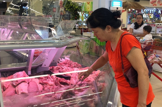 Giá thịt heo tăng nhẹ tại chợ sỉ