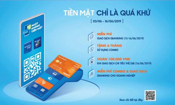 Sacombank khuyến mãi tới 3 tỷ đồng cho ngày không tiền mặt