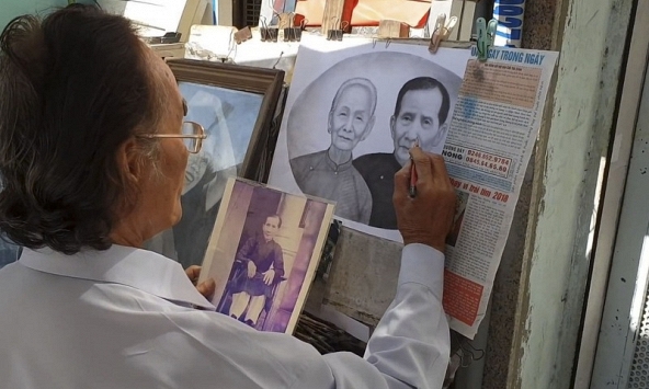 Chân dung người vẽ tranh truyền thần cuối cùng ở Sài Gòn